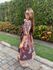 Vestido Giovana Marrom Estampado