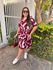 Chemise Renata Vermelho Estampado