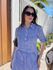 Conjunto Luna Azul Listrado