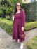 Vestido Rafaela Roxo Poá