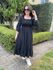 Vestido Rafaela Preto Poá 