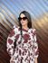 Vestido Mariah Animal Print Marrom