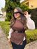 Conjunto Cristina Marrom