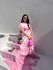 Vestido Catarina Estampado Rosa