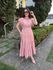 Vestido Catarina Rose Risca de Giz Plus