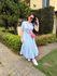 Vestido Cecilia Azul Bebê