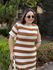 Vestido Gisele Off White Listrado