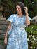Vestido Catarina Azul estampa Safari