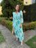 Chemise Eva Verde Agua Estampado