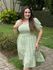 Vestido Tatiana Verde Menta Liberty