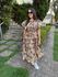 Vestido Catarina Marrom Estampa Safari