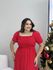 Vestido Alicia Vermelho Poá