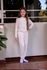 PIJAMA INFANTIL FEMININO LONGO COM PUNHO BRILHA ESCURO
