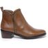 Bota Feminina Couro Legítimo Zíper Lateral - 6705 FER