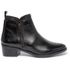 Bota Feminina Couro Legítimo Zíper Lateral - 6705 FER