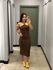 VESTIDO MELISSA MARROM