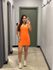 VESTIDO BASIC CREPE LARANJA