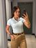 BABY LOOK POLO ANA AZUL BEBE