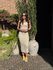VESTIDO IRIS MIDI AREIA