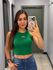 CROPPED ALO CANELADO VERDE 