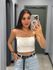 TOP FAIXA BRUNA BRANCO