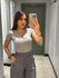 BABY LOOK LIA CINZA