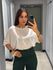BLUSA HELENA MANGUINHAS BRANCO