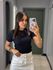 BLUSA BABY LOOK PRETO
