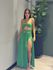 VESTIDO SARAH BABADO VERDE 