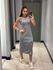 VESTIDO CANELADO BECCA MESCLA