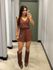 CONJUNTO REBECA SHORT MARROM