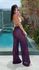 SAÍDA CALÇA CROCHÊ ROXO