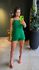 CONJUNTO BLUSA ASSIMÉTRICA VERDE 