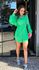 CHEMISE ZARA VERDE 