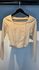 CROPPED VIES CANELADO BEGE