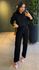 CALÇA TRICOT PANTALONA PRETO