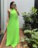 VESTIDO LONGO LENITA MAÇA VERDE