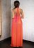 VESTIDO LONGO LENITA PINK / LARANJA