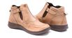 Botas Femininas com Elastico, Bota Confortavel Taupe