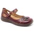 Sapatilha Feminina Com Detalhes de Flor 111 Bordo/Lilas