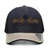 Boné Baladeiros Copa Alta Estilo Trucker Ou Americano Cinza Escuro
