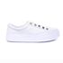 Sapatênis Casual Feminino de Ajuste Elástico Muito Confortável e Prático Para Seu Dia a Dia Cor Branco Mod. 412