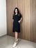 Vestido Midi Basic Preto.