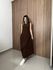 Vestido Aurora Marrom