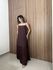 Vestido Celine Marrom