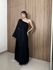 Vestido Ombro Único Preto