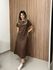Vestido Catarina Marrom
