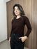Blusa Basica Marrom