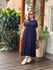 Vestido Laura Manga Azul Marinho
