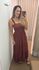 Vestido Agata Marrom